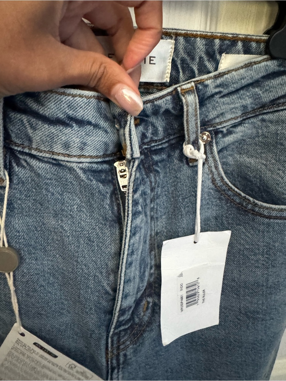 Frame High Rise The Ruler Jeans NWT - Picture 5 of 7